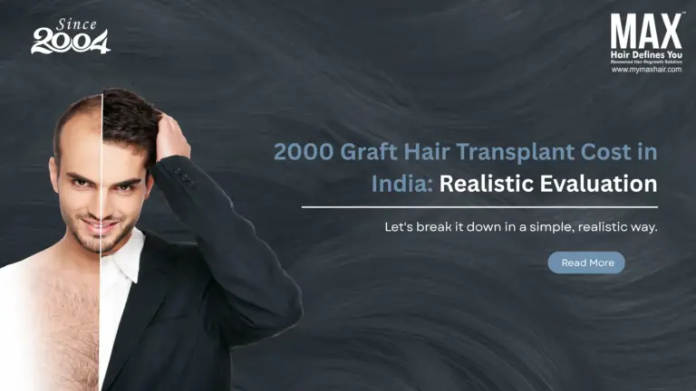 2000 Graft Hair Transplant Cost in India: Realistic Evaluation