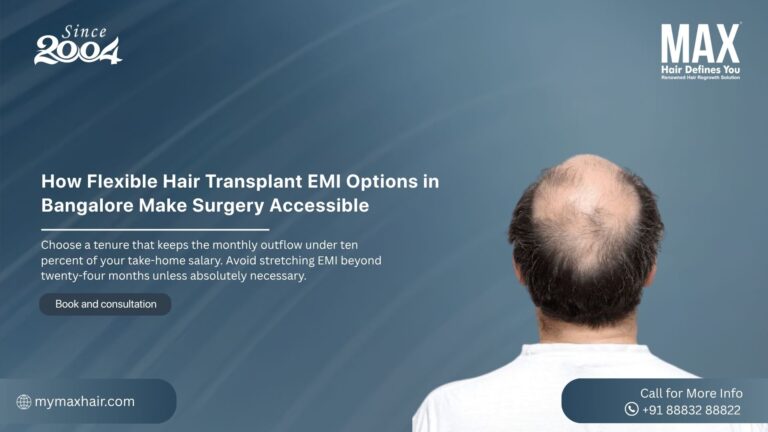 Hair Transplant EMI Options in Bangalore