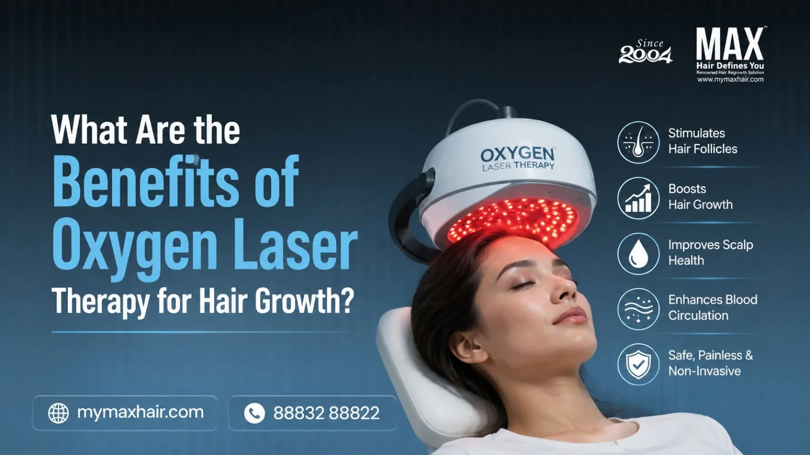 Benefits of Oxygen Laser Therapy for Hair Growth